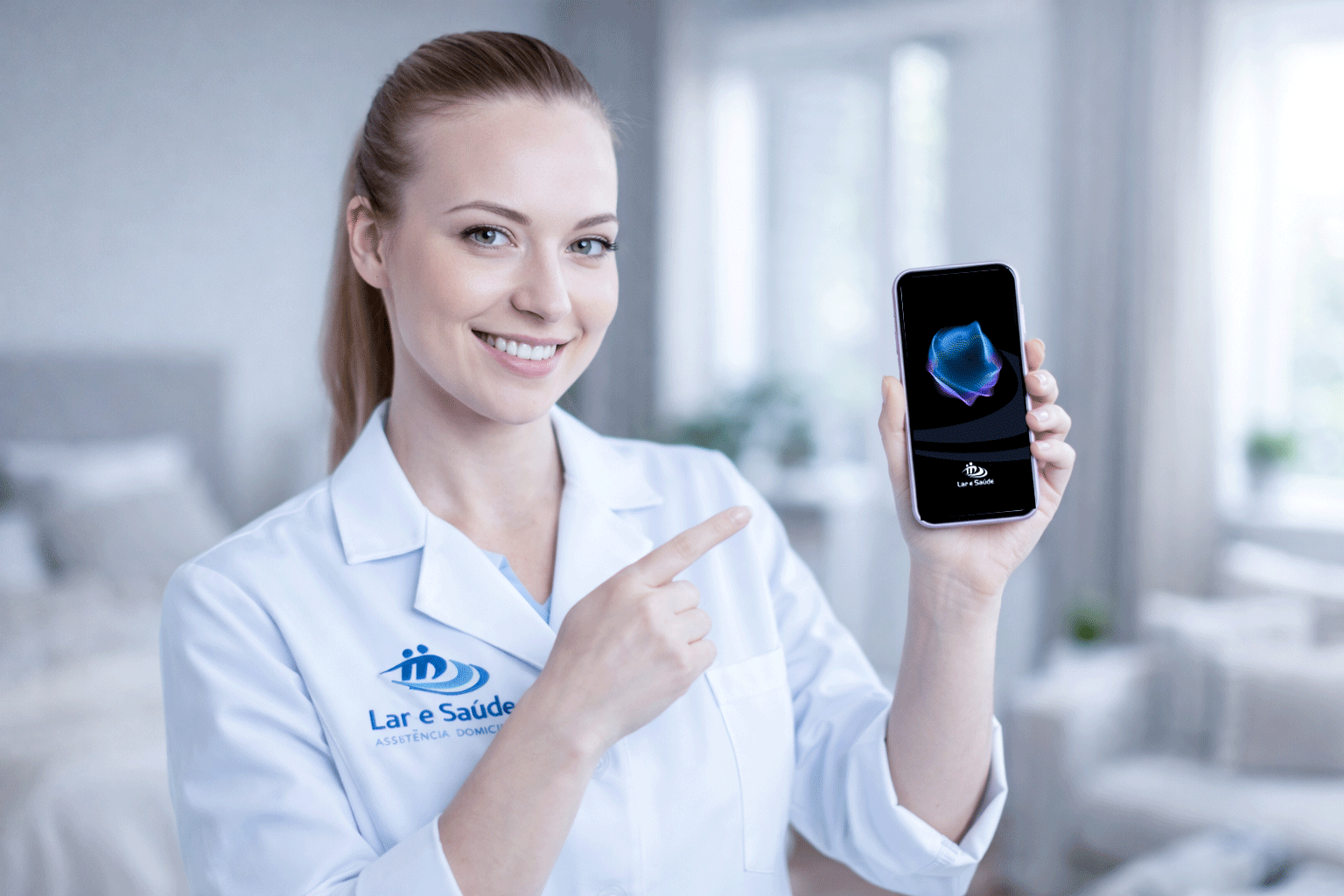 LAR.IA: Inteligência Artificial aplicada ao Home Care que monitora pacientes, gera alertas preditivos e gera dados clínicos.